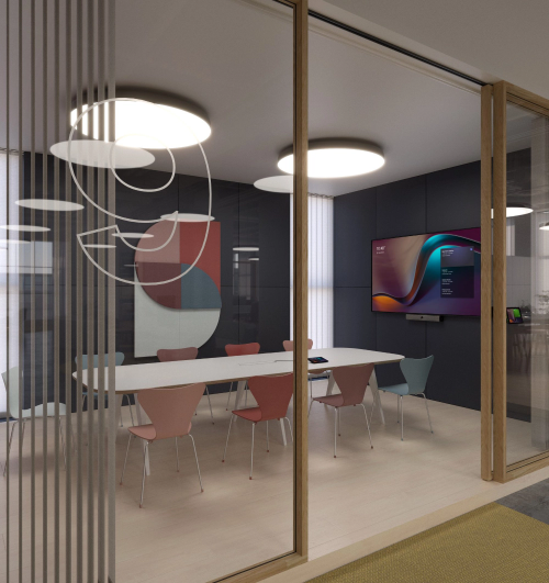 Poly Studio X70 Large Room - Lifestyle Poly Studio X70 Large Room - Lifestyle